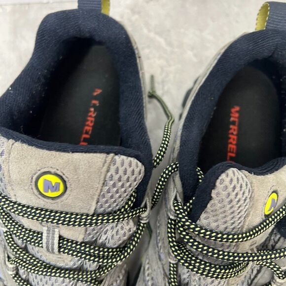 Merrell J19904 Moab 2 Vent Lace Up Low Top Gray Hiking Shoes Womens Size 8 - Picture 6 of 9